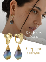 91003013 Серьги Selena Pearls