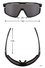 Спортивные очки GOG Tatra / Matt Black / Photochromic Red Lens