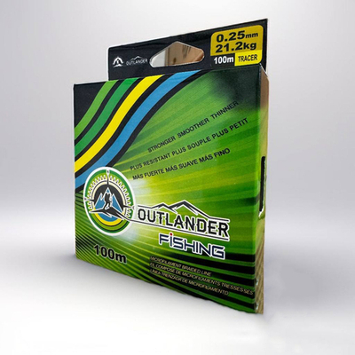 Шнур плетеный для рыбалки OUTLANDER (честные 100 мет) 0.22