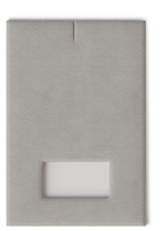 Вкладыш 05/наклонный/для серег/2 прорези посередине/окошко для бирки/прорезь для нитки