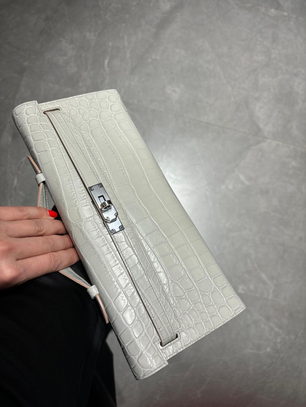 Сумка Hermes из кожи крокодила