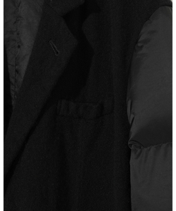 UNDERCOVER КУРТКА-ПУХОВИК ЧЕРНАЯ КОМБИНИРОВАННАЯ