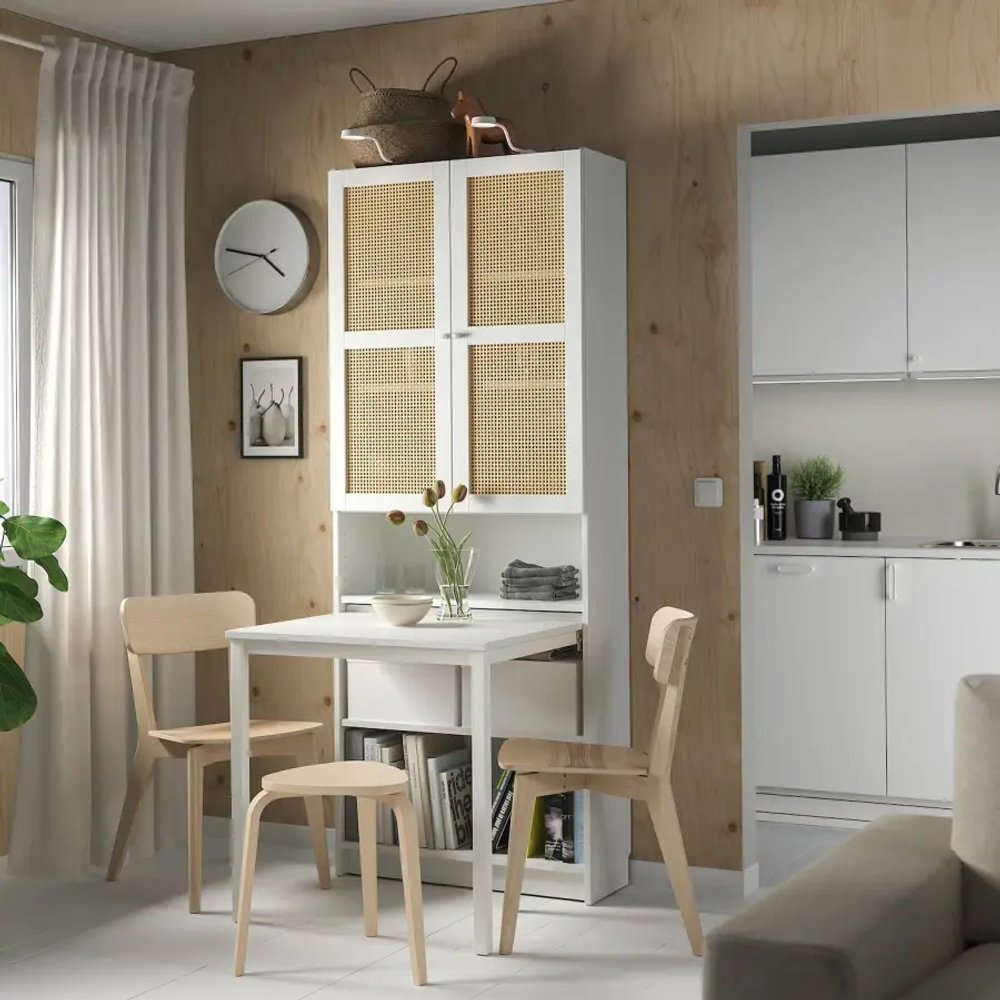 BILLY / HÖGADAL Книжный шкаф с письменным столом ИКЕА