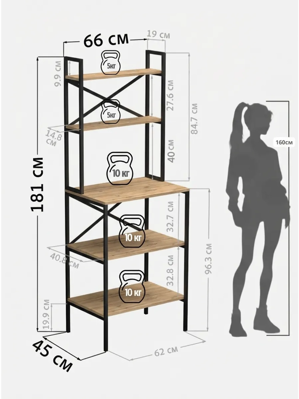 Стеллаж KOKSET