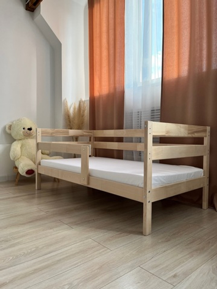 Кровать подростковая "Софа" 140*70 см без покраски 1 борт (СЧ)