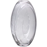 Ваза стеклянная «Мальвина» 15*26см серый