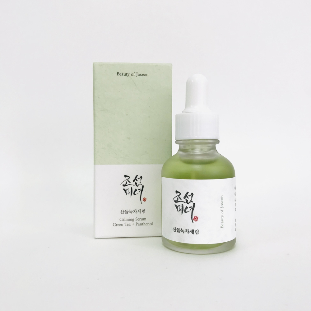 BEAUTY OF JOSEON CALMING SERUM GREEN TEA + PANTHENOL Успокаивающая сыворотка : Зеленый чай + Пантенол (30мл)
