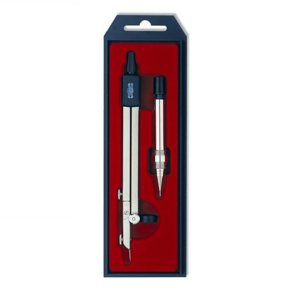 Циркуль металлический KOH-I-NOOR с механическим карандашом 9004, пластик.короб. с подвесом