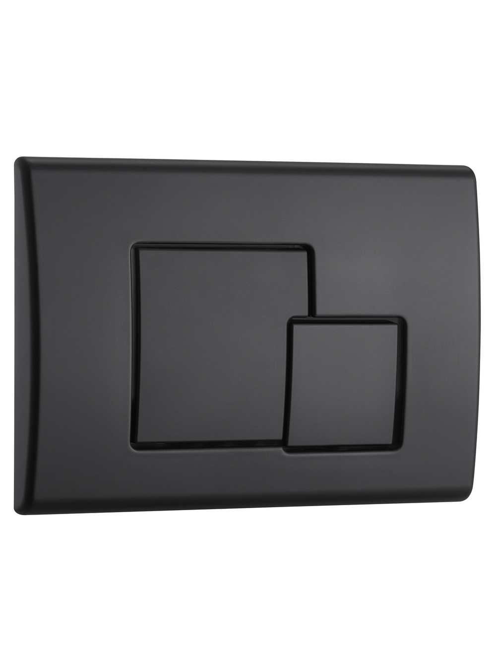 Кнопка черная матовая нажимная для инсталляции WeltWasser  WW MARBERG 507 SE MT-BL  10000010239  Квадратная