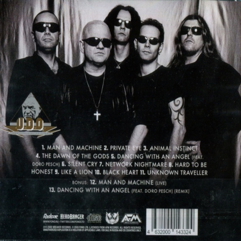 U.D.O. / Man And Machine (Anniversary Edition)(RU)(CD)