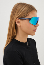 Спортивные очки 720armour Kamikaze Cylinder / Matte Dark Navy / Smoke Full  Blue Ti Lens