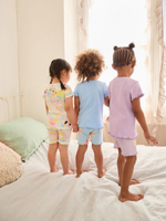 Пижама для девочки Next Q63-712, 3 шт., Сиреневый, Голубой