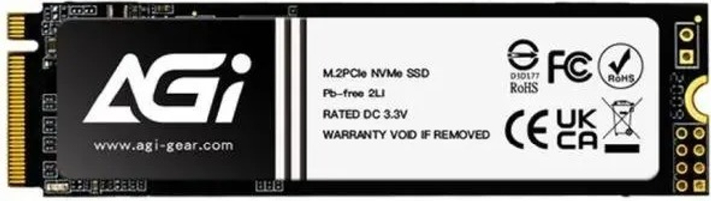 Накопитель SSD M.2 2280 AGI AI828 2048 ГБ