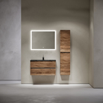 Тумба подвесная под раковину Sancos Urban, дуб чарльстон 890х450х550