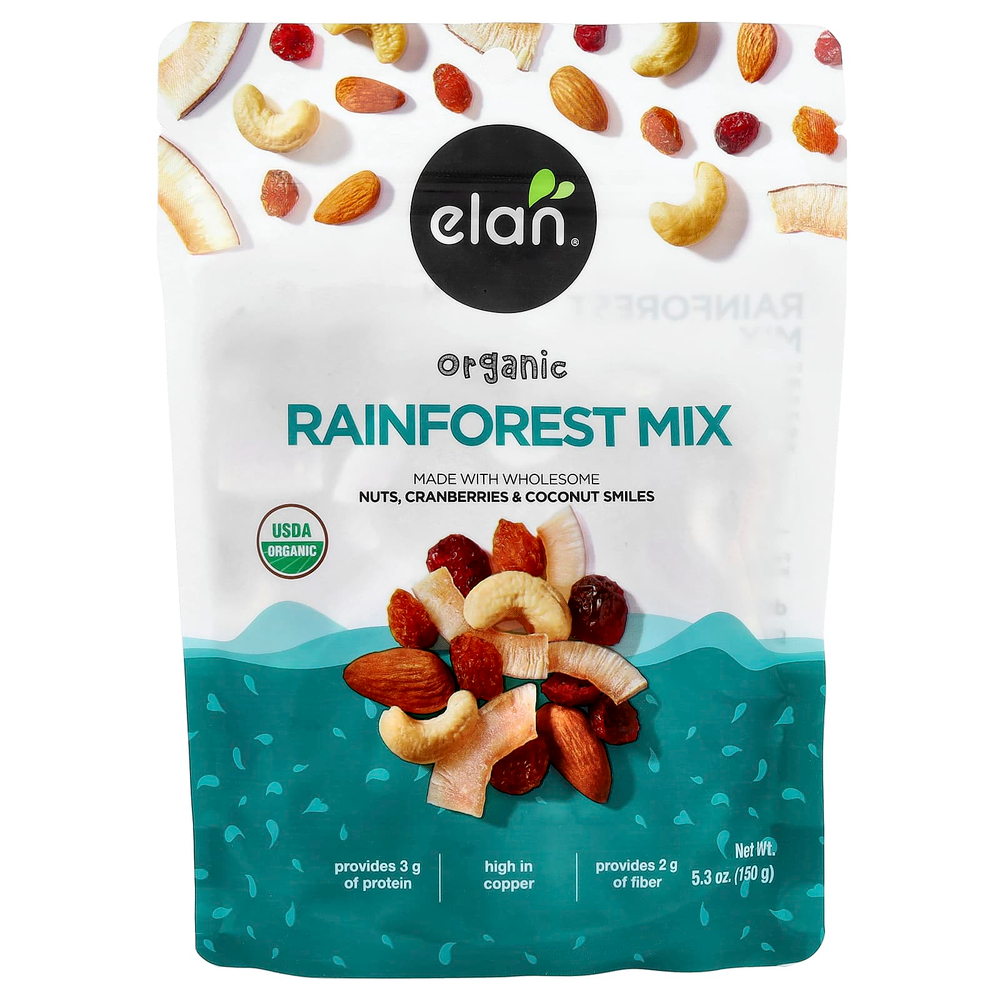 Elan, Органическая смесь Rainforest, 150 г (5,3 унции)