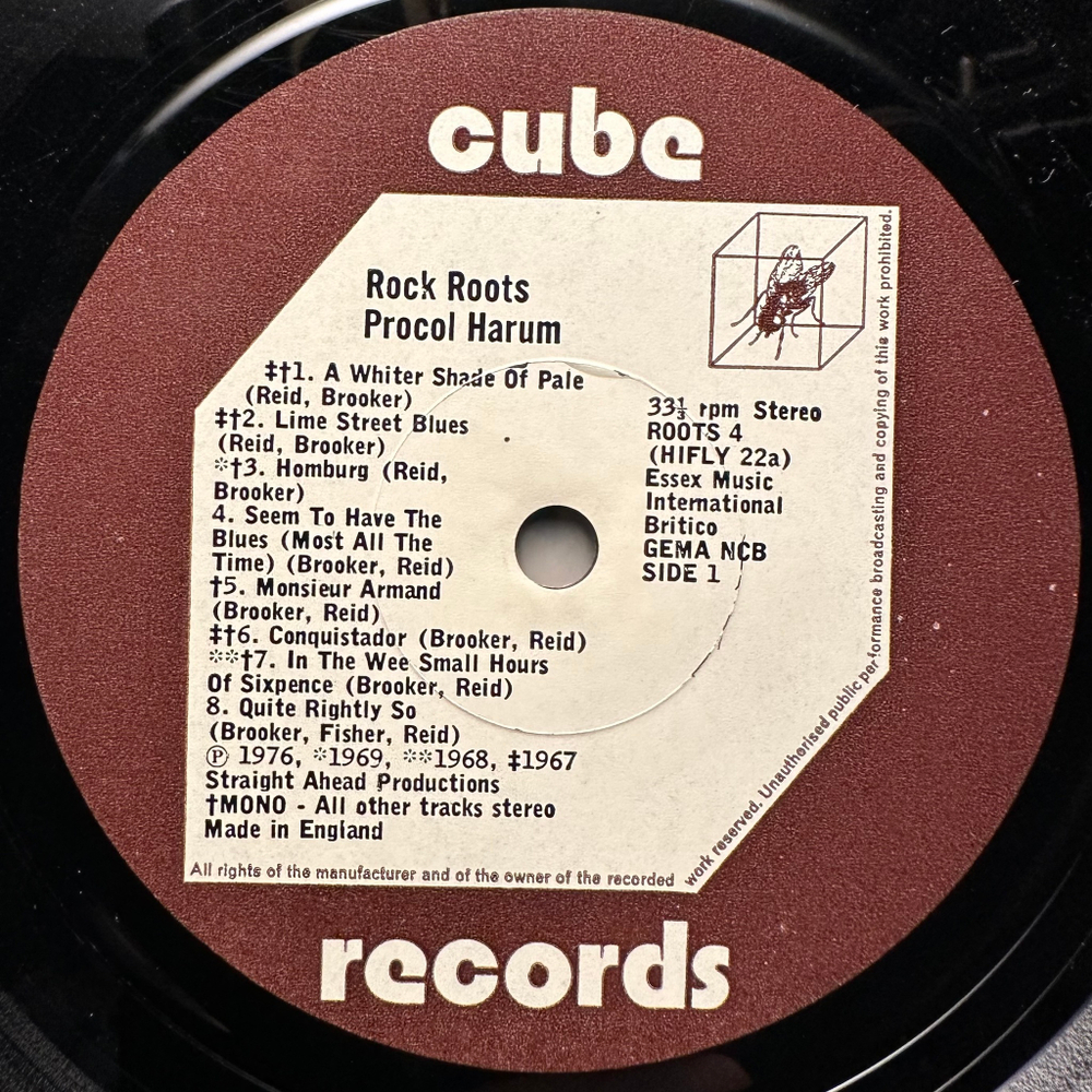 Procol Harum - Rock Roots (Англия 1976г.)