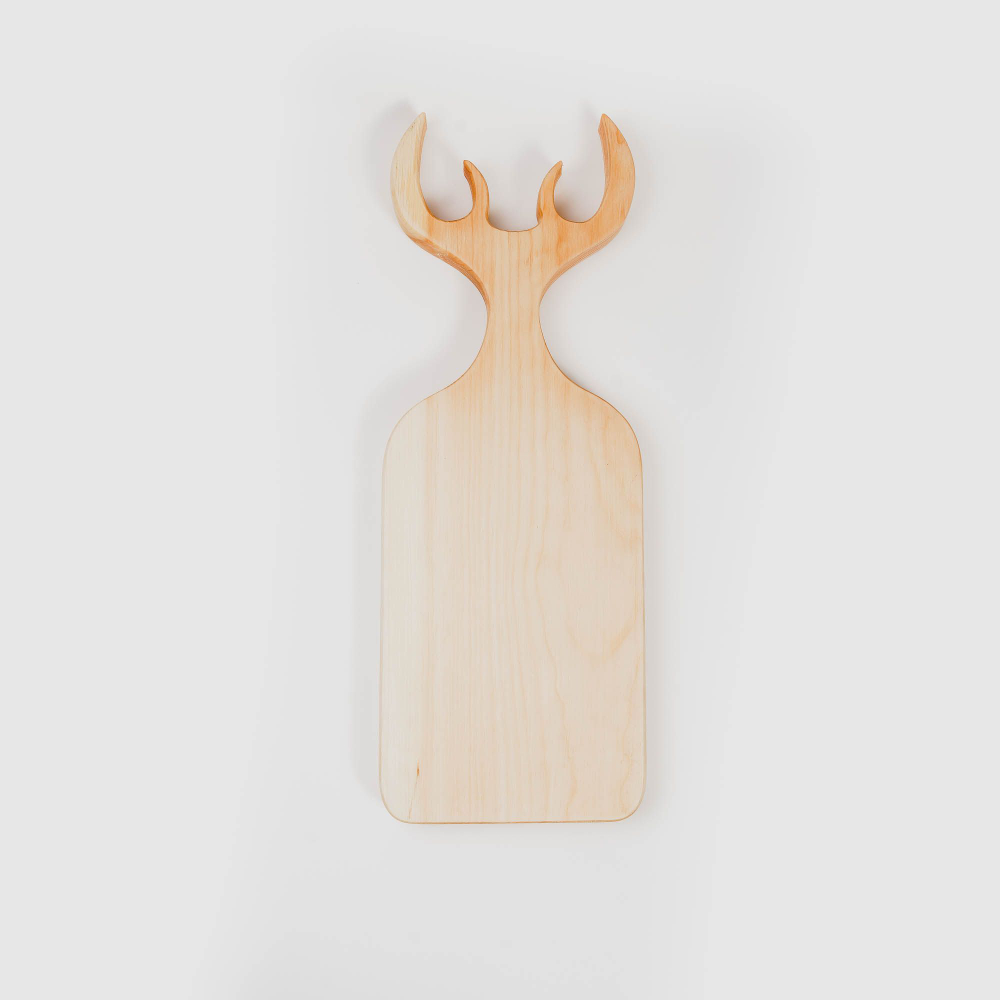 Разделочная доска из Сибирского кедра с гравировкой