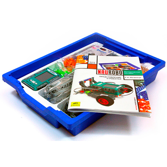 Набор учебный "НАУРОБО" для сборки роботов