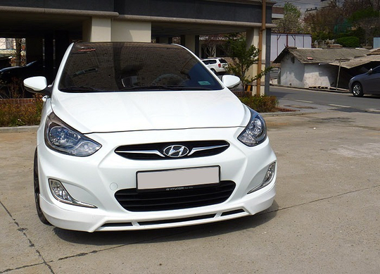 Юбка переднего бампера Zeus (2010-2013)