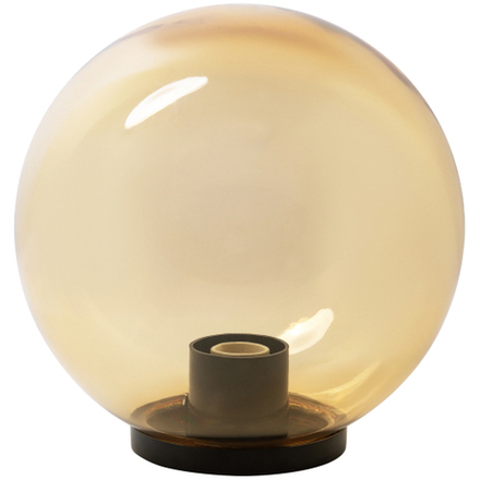 Садово-парковый светильник ЭРА НТУ 01-100-303 шар золотистый на опору / кронштейн IP44 Е27 max100Вт d300mm