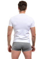 Мужская хлопковая футболка (Размер: L) (Цвет: синий)