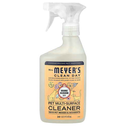 Mrs. Meyers Clean Day, Pet Multi-Surface Cleaner, апельсиновый цвет, 473 мл (16 жидк. Унций)