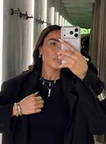 Колье Five silver