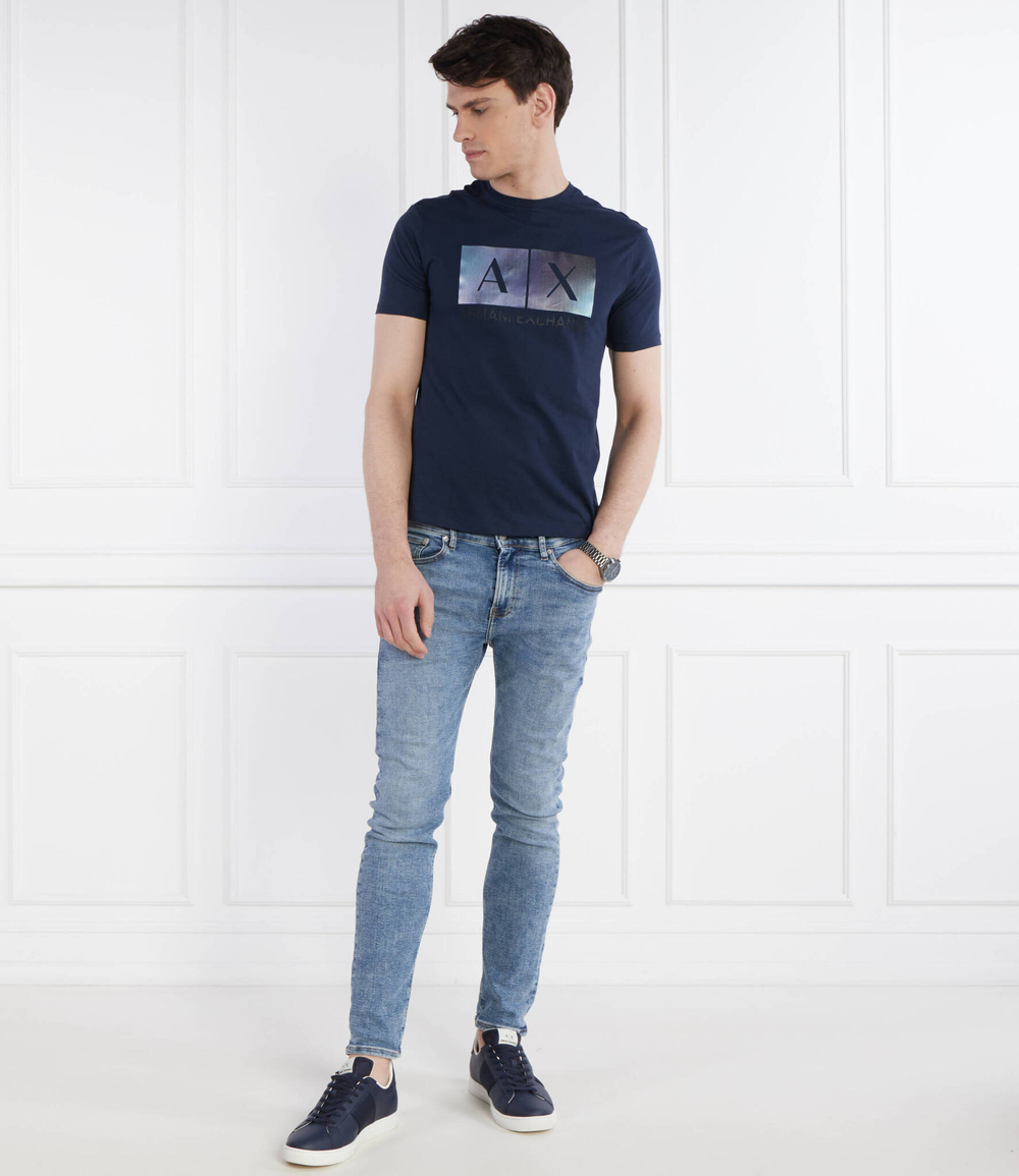 Футболка Armani Exchange - темно-синий(3DZTJB ZJBYZ)