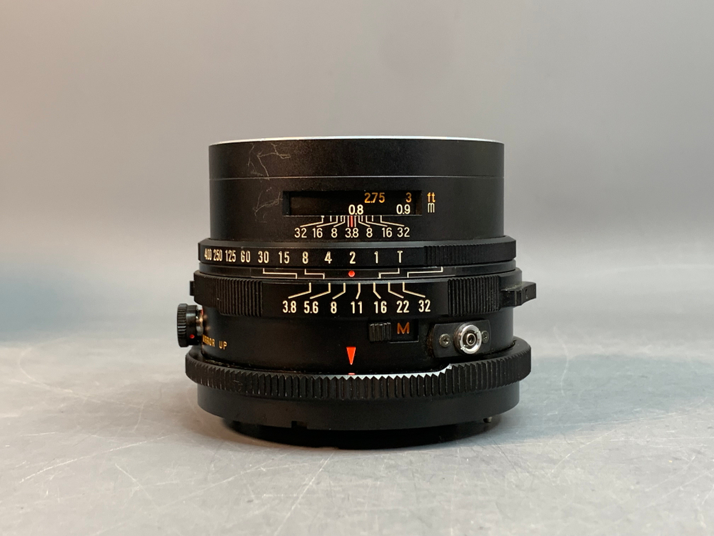 Mamiya RB67 + Mamiya 127mm f/3.8 Sekor C, плесень внутри объектива