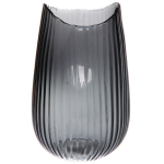Ваза стеклянная «GREY GLASS» 17,5*28*10см