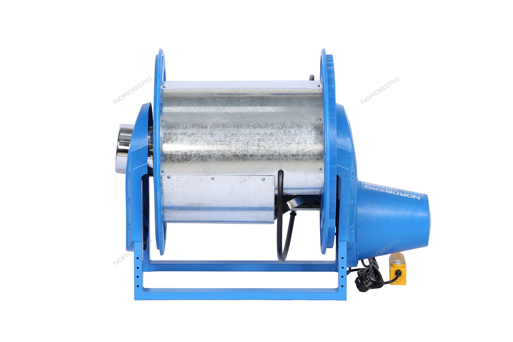 Катушка для сбора выхлопных газов с автоматическим приводом со шлангом L=8 м, D=100 мм и насадкой NORDBERG HRF8100E-KIT