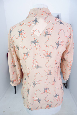 Блузка Amphora с красивым принтом, маркировка М, визуально на 46 размер