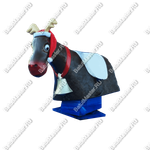 Бык для аттракциона родео "Рождественский Олень Родео"