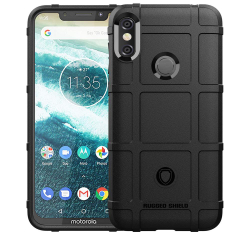 Чехол для Motorola Moto One Power (P30 Note) цвет Black (черный), серия Armor от Caseport