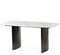 Обеденный стол Geometry 160х80 см, белая керамика