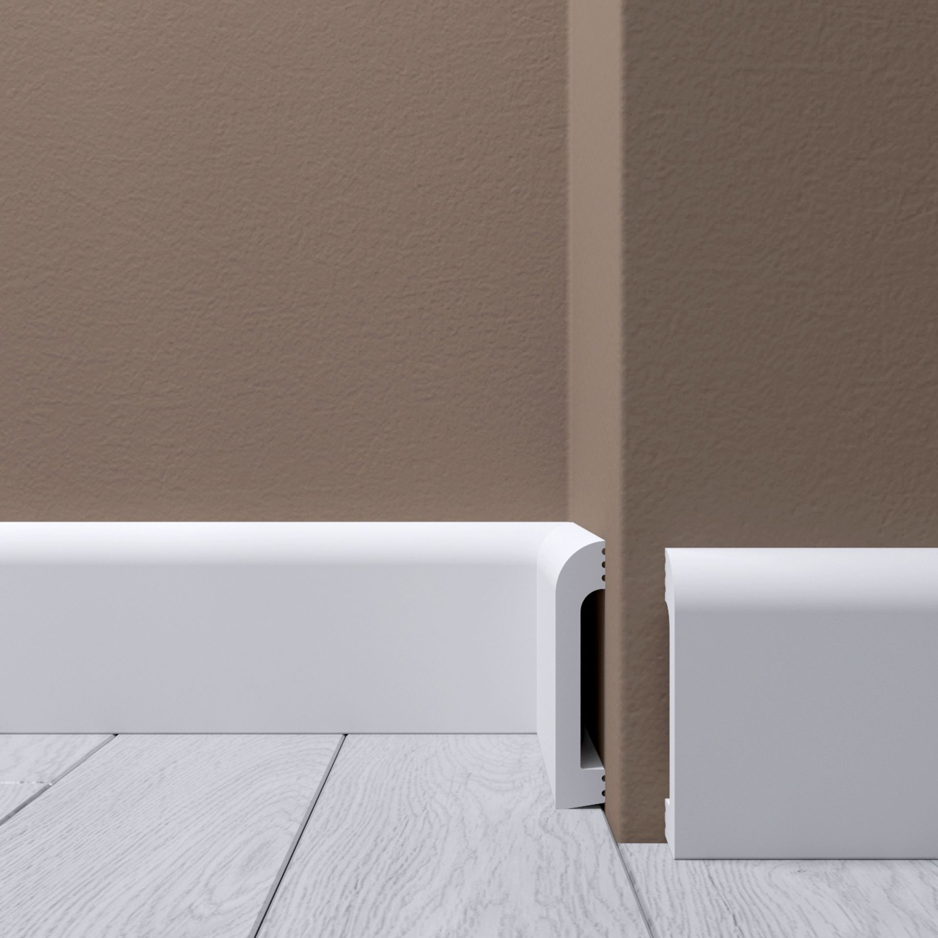 Плинтус напольный  XPS POLYMER Н 6 80/15