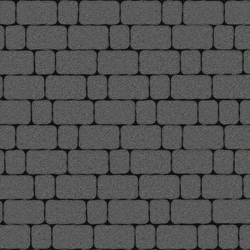 Тротуарная плитка Арена - Стандарт Серый, комплект из 2 видов плит