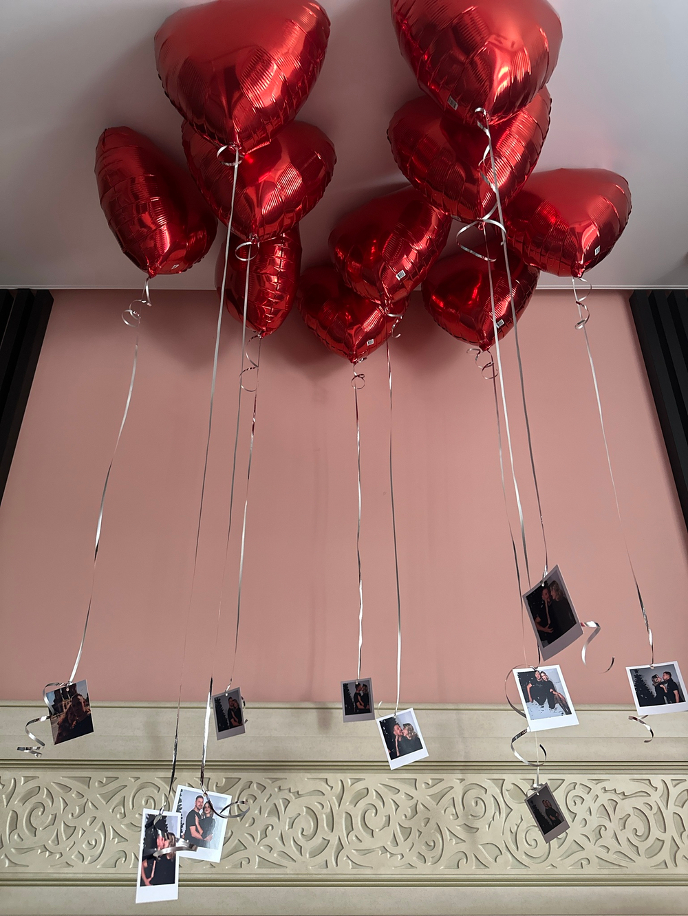 Воздушные шары под потолок с фотографиями №2618
