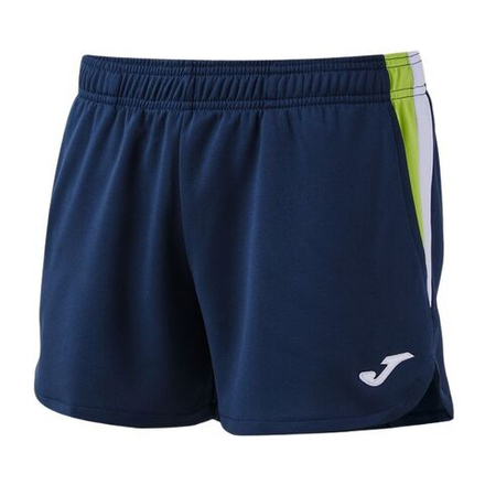 Женские теннисные шорты Joma Terra - dark navy/lime