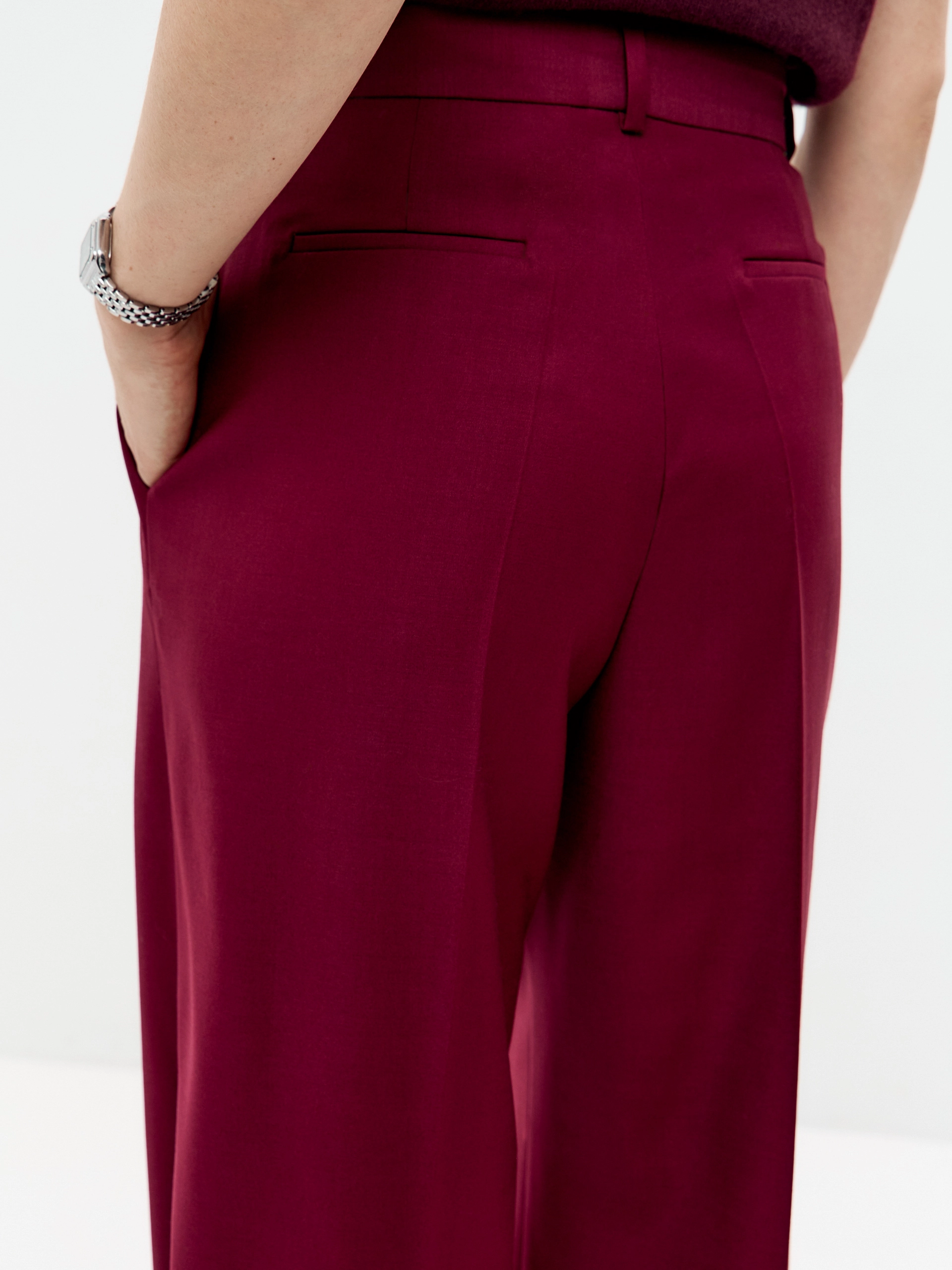 Брюки из шерсти