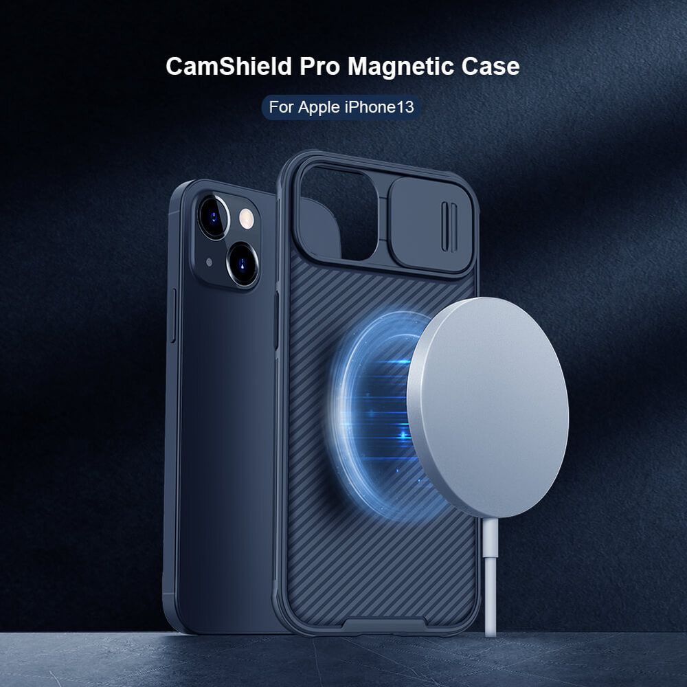 Чехол Magnetic Case Nillkin CamShield Pro с защитой камеры для iPhone 13