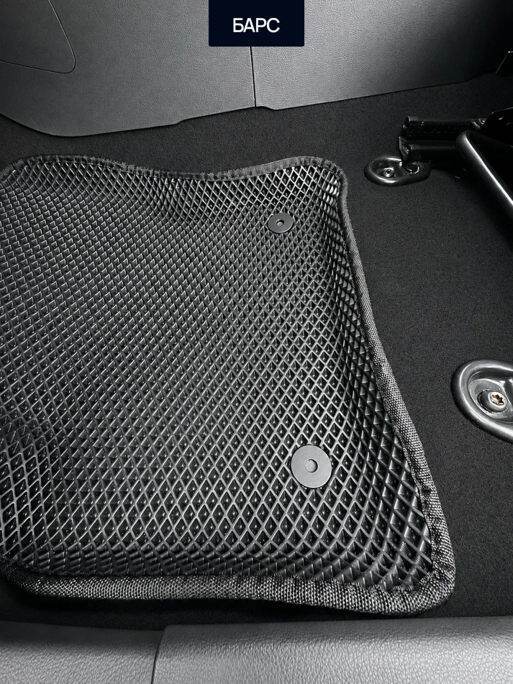 Коврики для автомобиля Форд Фокус 3 / Ford Focus 3 / 3D с бортами / ЭВА, ЕВА, EVA / черные /
