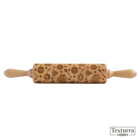 Скалка с узором Пчелки