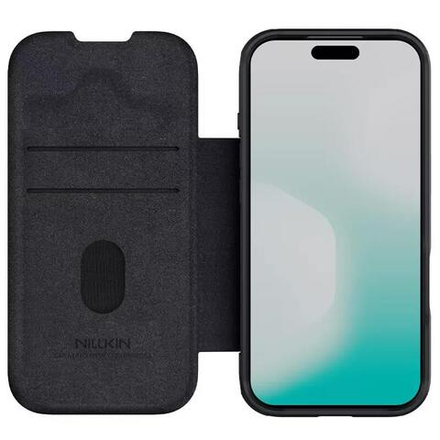 Кожаный чехол-книжка Nillkin Leather Qin Pro для iPhone 17 Pro