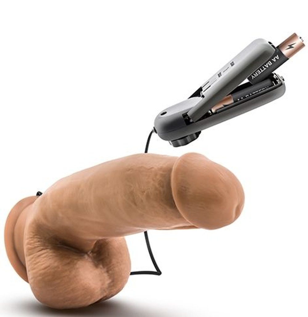 Смуглый вибратор MMA Fighter - 17,8 см.