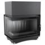 Каминная топка Kratki Oliwia/L/BS (угловое стекло слева) чугун