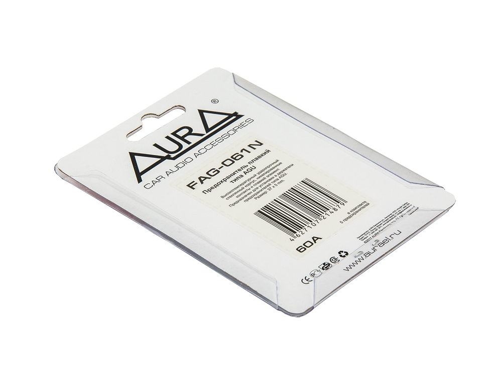 Предохранитель AGU, AURA FAG-061N (60А) - 1шт