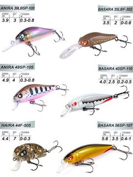 Воблеров набор LJ Pro Series 06 SET 6шт.