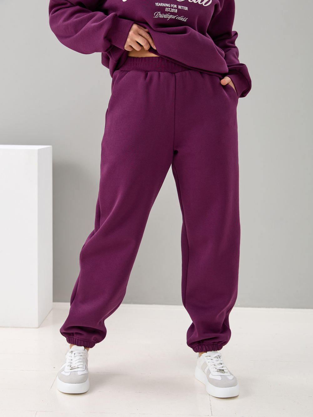 Костюм с брюками КБфн-090/слива-п