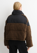 Пуховик North шоколадный